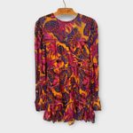 Farm Rio  Fruit Dream Long-Sleeve Mini Dress Size Medium Photo 7