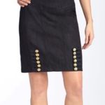 Anthropologie Leifsdottir Denim Skirt w/gold Buttons 2 Photo 15
