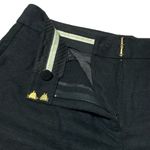 Kate Spade  NY Black Linen White Geometric Embroidered Lining Shorts sz US 2 NEW Photo 8
