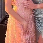 Pink Floral Maxi Dress Size 4 Photo 0