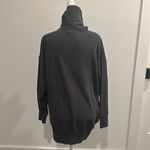 Aerie NWT Dark Gray Tunic Sweatshirt With Pockets Sz L Photo 2