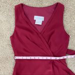 Jenny Packham Bridesmaids Chiffon Wrap Gown Burgundy 0 Photo 9