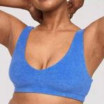 Aerie NEW  Offline Terry Recharge Least Support Bra Blue Size Large L Photo 0