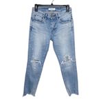 Moussy Vintage Altawoods Distressed Cropped Skinny Jeans size 25 Photo 46