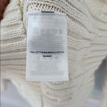 Lands' End Ivory Cable Knit Drifter Sweater Size Large Tall Fisherman Nautical White Photo 7