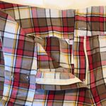 Connection plaid cuffed women’s short Red Size 2X Photo 3