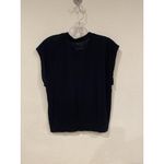MM6 Maison Margiela Shirt Womens Medium Black Sleeveless Knit Made In Italy Photo 2