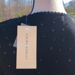 Laura Ashley  Black Sequin Holiday Sweater Sz S NWT Photo 1