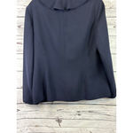 Women's Lauren Ralph Lauren Black Ruffle Blazer Plus Size 14 Photo 5