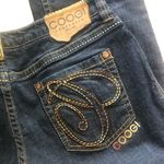 COOGI  Women’s Dark Wash Thick Stitch Jeans O6 Photo 2
