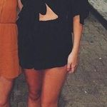 American Threads Black Bow Romper Photo 0