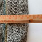 The Sak  Crochet Striped Shoulder Bag Hobo Gray Multi Color Zip Pocket Photo 4