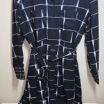 Who What Wear Black White Pattern Formal Dress Photo 0