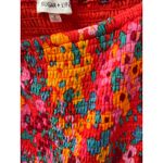 Sugar Lips Francesca Vibrant Wildflower Denni Smocked Midi Dress Size Small Photo 6