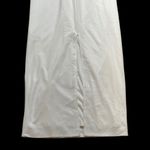 Marina White Boat Neck Embellished Long Sleeve Gown US 10 Photo 8