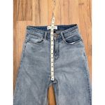 LEN Denim Wide Leg Jeans Women Size 26 Light Wash High Rise Wide Hem Cropped Blue Photo 5