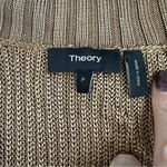 Theory Back Collar Long Sleeve Roving Cropped Sweater Photo 4