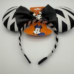 Disney  Minnie Mouse Ears Halloween Black White Mummy Wrapped Headband Vacation Photo 2