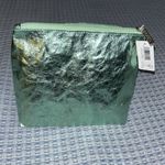 Clinique  Metallic Green Cosmetic Bag Photo 1