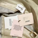 NANUSHKA Zoey Vegan Leather Cropped Flare Trousers, Pebble, Large Photo 11