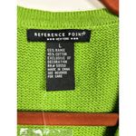 Reference Point NY Large Christmas Sweater Vest Zipper Snowman Green Snow Size XL Photo 2