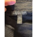 Eileen Fisher Crew Neck Sweater Lightweight Linen Blend Tunic Black Size Small Photo 6