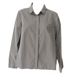 Akris Punto  Designer Polka Dot Button Down Shirt Sz 8 Photo 1