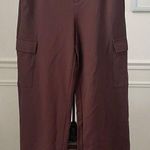 NWT OGL Move Brown Wide Leg Cargo Pants $65 L Size L Photo 0