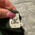 Dark Green Long Sleeve Top Size XL Photo 1