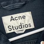 Acne Studios Jacket denim womems Navy Blue (large) classic designer minimalist Photo 1