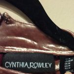 Cynthia Rowley  Brown Sleeveless Crushed Velvet Dress in Warm Brown Size Medium Photo 2