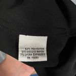 Talbots  Petite Stretch Black Short Sleeve Button Front Collared Shirt Dress Sz 4 Photo 4