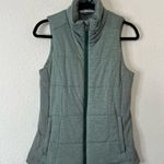 Athleta  Jasper Green Zipper Closure Puffer Vest Women’s Size Small Photo 1