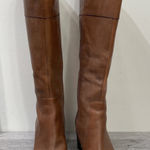 Naturalizer Natural Harbor Wide Calf Women 8 Banana Bread Brown Leather Boots n5 Contour Photo 0