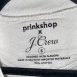 J. Crew x Pinkshop Cotton Power Woman White Graphic Sweatshirt Womens Size Small Photo 4