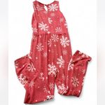 Blue Blush ‎Sleeveless Snowflake Jumpsuit Photo 8
