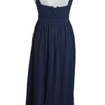 Lulus  Air of Romance Navy Blue Maxi Dress Bridesmaid Gown Women’s Size XS New Photo 5