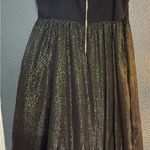 Torrid Elegant Black and Gold Women's High, Low Dress Photo 3