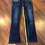 Rock Revival  Jazlyn Size 29 Boot Cut Jeans Dark Wash Blingy Pocket Western Photo 4