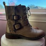 Lucky Brand NWOT  Nolan Beige Combat Boots Photo 10
