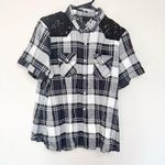 Harley Davidson  Plaid Snap Closure Short Sleeve Shirt Photo 0