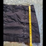 Topshop Lace-Up Denim Skirt Photo 7
