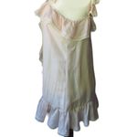 Red Valentino, Blush Romantic Rose Silk Blend sleeveless top, Small Size 6 Photo 4