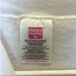 Vintage Hockey Sister White Crewneck Sweatshirt Size Large Photo 3