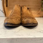 Guess by Marciano Vintage GUESS Georges Marciano LEATHER BROWN WESTERN Mule Bootie statement rodeo Photo 6