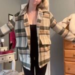 American Eagle Fleece Flannel Jacket Photo 0