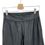 Commando  Faux Leather Joggers‎ SLG45 Black Pants Pull-On Size Small Photo 3