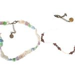 Brooklyn and Bailey Lash Next Door Summer Beaded Clasp Necklace Choker Set Purple Photo 0