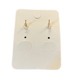 Dreamcatcher Gold Tone Feather Dangle Push Back Earrings Photo 1