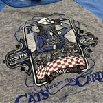 American Vintage Vintage 60s Kentucky Wildcats Women’s Raglan Shirt Blue Gray Size S Photo 1